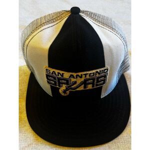 San Antonio Spurs Hat Cap AJD Lucky Stripe Snapback Vintage
